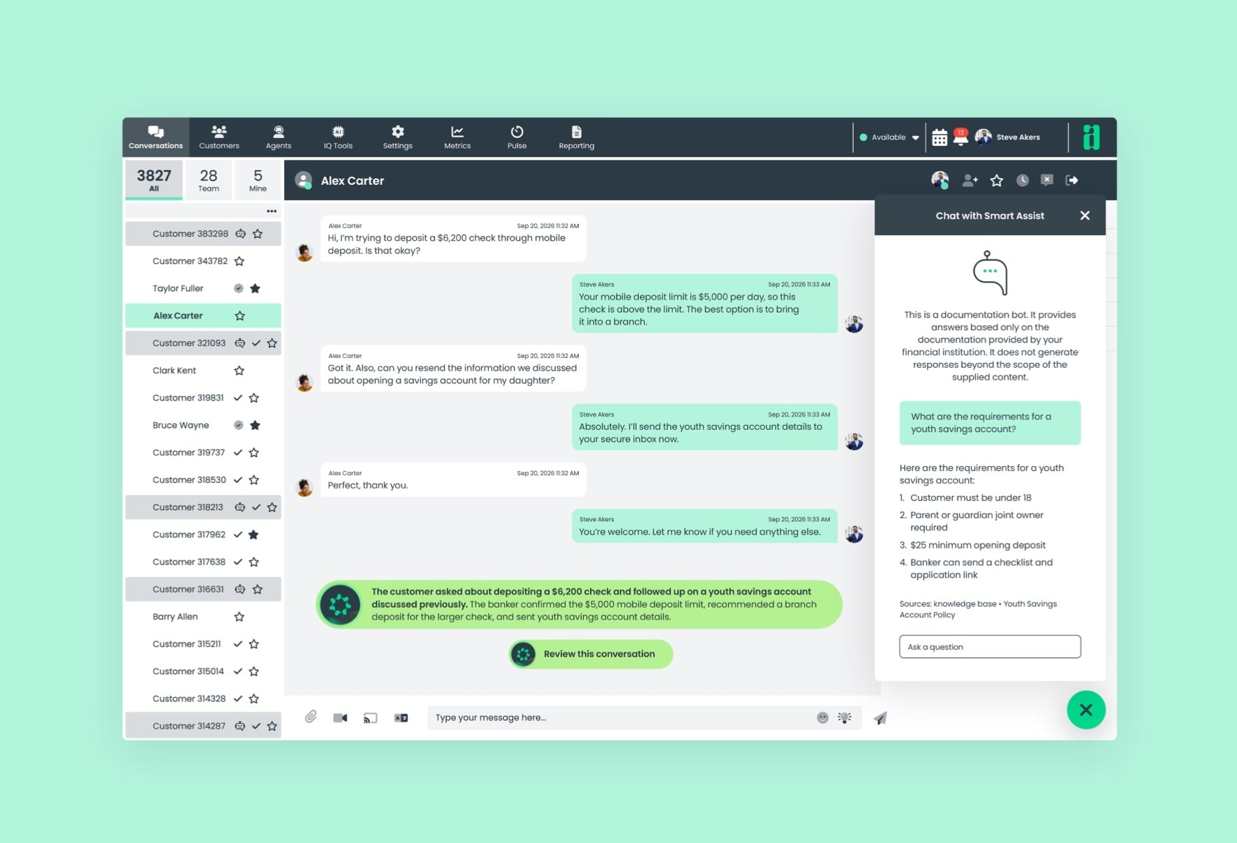 Preparing bankers for better customer conversations with AI